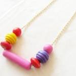 LOLLIPOP Necklace wooden be..