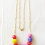 LOLLIPOP Necklace wooden be..