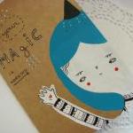 Hand painted OOAK Moleskine..