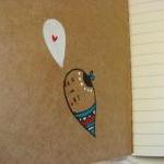 Hand painted OOAK Moleskine..