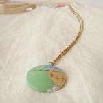 hand painted illustrated wo..