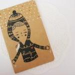 Screen printed Moleskine ca..