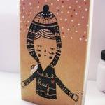 Screen printed Moleskine ca..