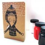 Screen printed Moleskine ca..