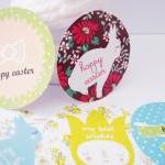 Round Easter Printable Gift..