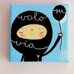 Fly Away mini acrylic paint..