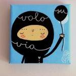 Fly Away mini acrylic paint..