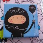 Fly Away mini acrylic paint..