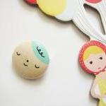 MR MINT Hand painted wooden..